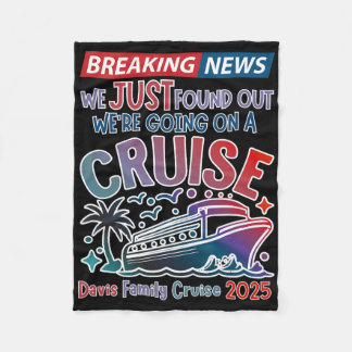 Couverture Polaire Breaking News Nous Allons En Croisière Surprise Cr
