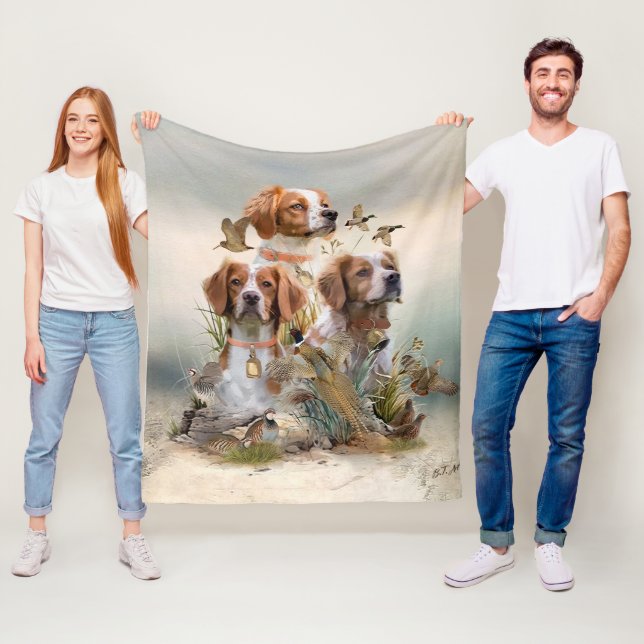 Couverture Polaire Bretagne Espagnol, Passion pour les oiseaux (En situation)