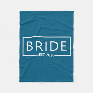 Couverture Polaire Bride est 2026 bridal shower wedding bachelorette