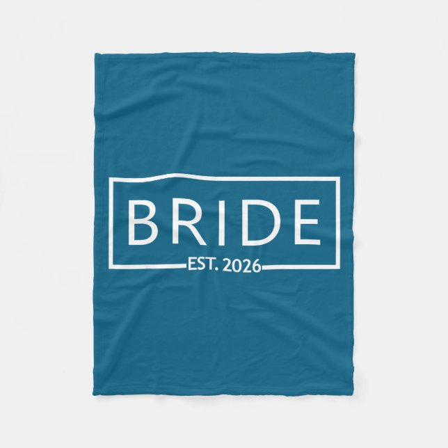 Couverture Polaire Bride est 2026 bridal shower wedding bachelorette (Devant)