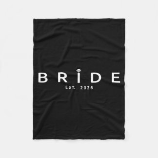 Couverture Polaire Bride est 2026 wedding bridal shower bachelorette