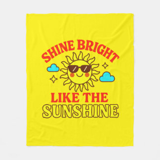 Couverture Polaire Brillez comme le soleil