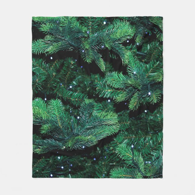 Couverture Polaire Brindilles de Noël (Devant)