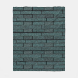 Couverture Polaire briques Abstraites mur pierre ornementale loft d