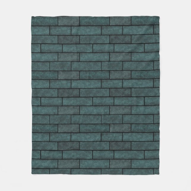 Couverture Polaire briques Abstraites mur pierre ornementale loft d (Devant)