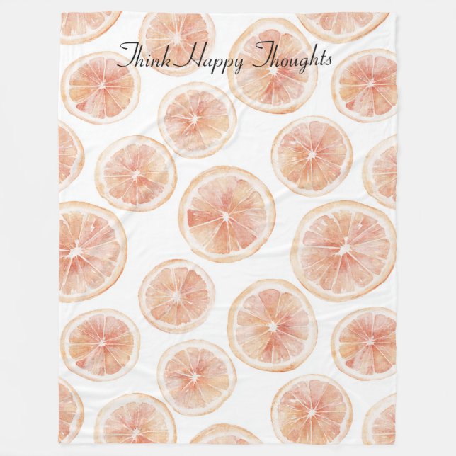 Couverture Polaire Brise d'été Grapefruit   (Devant)