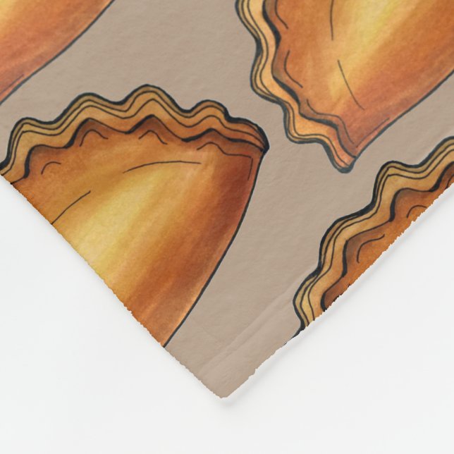 Couverture Polaire British Pasty Viande Pie Savoureuse Pâtisserie Roy (Coin)