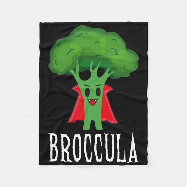 Couverture Polaire Broccula Funny Broccoli Halloween Costume azy (Devant)