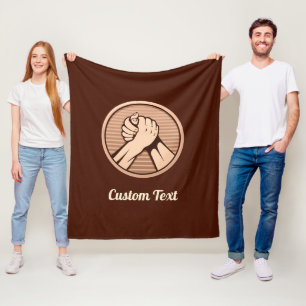 Couverture Polaire Bronze