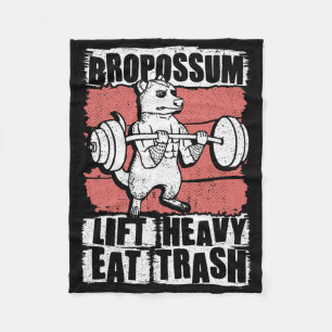 Couverture Polaire Bropossum Soulever Manger Déchets Opossum Gym Halt