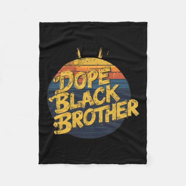 Couverture Polaire Brothers Day Black Men Are Drug African American G (Devant)