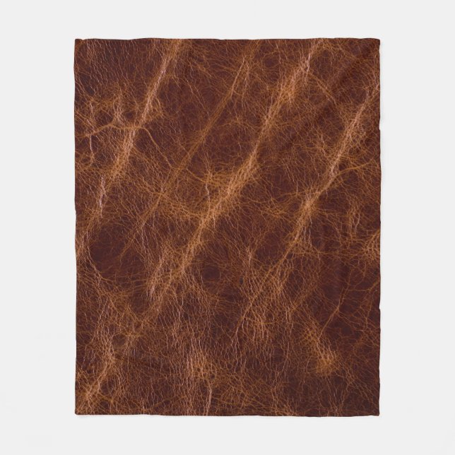 Couverture Polaire Brown leather textureleather,texture,abstract,acce (Devant)