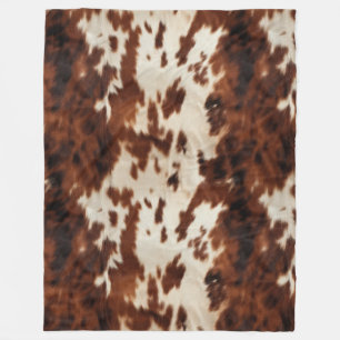 Couverture Polaire Brown noir blanc
