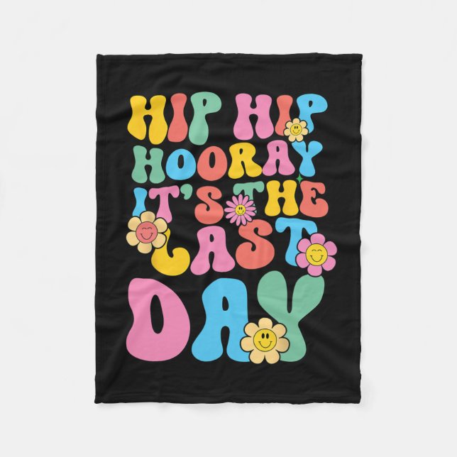 Couverture Polaire Bruh Enseignant Joyeux Jour Dernier De L'École Bon (Devant)