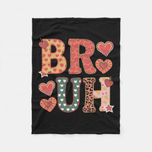 Couverture Polaire Bruh Funny Mème Frère Salutation Ados Garçon Homme