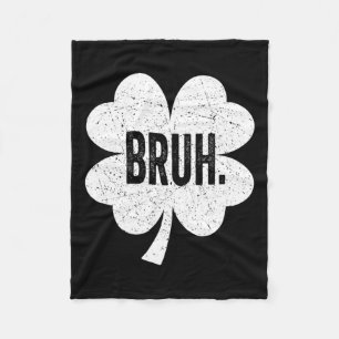 Couverture Polaire Bruh Mème Citation Drôle Frère Salutation Adolesce