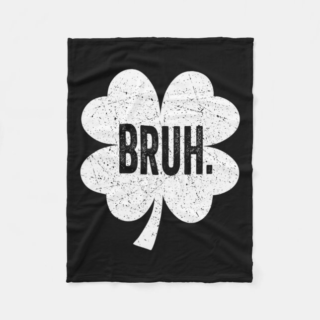 Couverture Polaire Bruh Mème Citation Drôle Frère Salutation Adolesce (Devant)