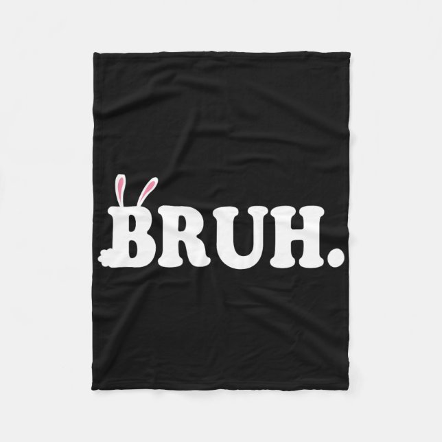Couverture Polaire Bruh meme drôle Bro Salutation Vidéo Gamer Pâques  (Devant)