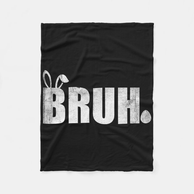Couverture Polaire Bruh Mème Drôle Dire Bro Salutation Ados garçons E (Devant)