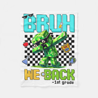 Couverture Polaire Bruh Nous Ck 4ème Classe Ck À l'école Gamer Dabbin