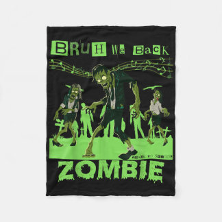 Couverture Polaire Bruh On Rentre Professeurs Zombie Rentrée Garçons