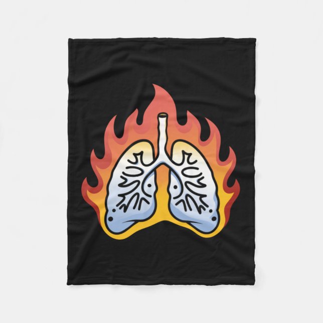 Couverture Polaire Brûler La Respiration Un Sticker Rappel Fierté (Devant)