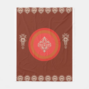 Couverture Polaire Brun foncé