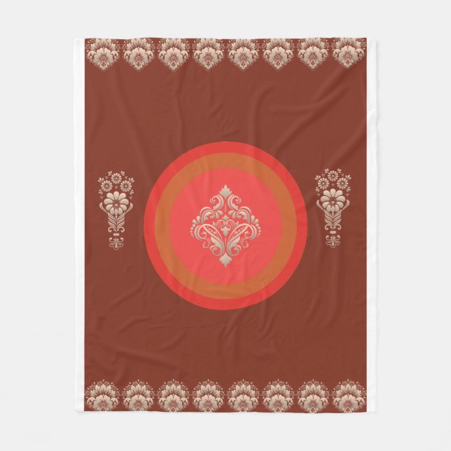 Couverture Polaire Brun foncé (Devant)