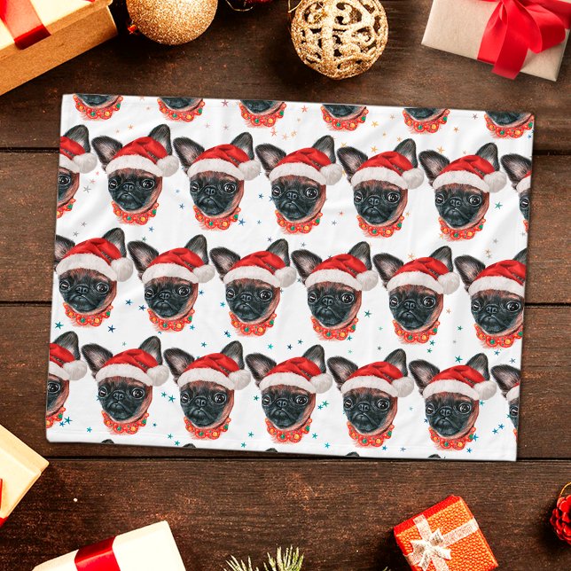 Couverture Polaire Bruxelles Griffon Chien race Noël (Créateur téléchargé)