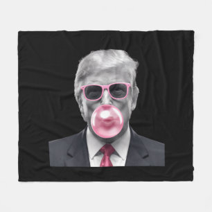 Couverture Polaire Bubble Gum Trump Donald Trump 2024 Vote pour Trump