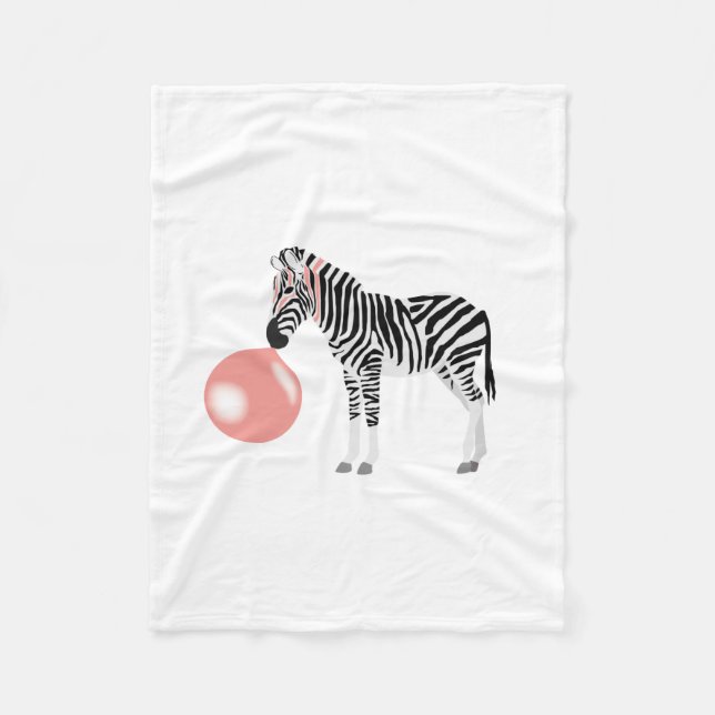 Couverture Polaire Buble Gum Zebra Blowbble (Devant)
