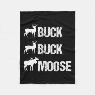 Couverture Polaire Buck Buck Moose Funny Moose Buck Chasse