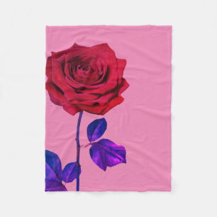 Couverture Polaire BuddhaToday #98 Bouddha bébé rose de Miami cosy
