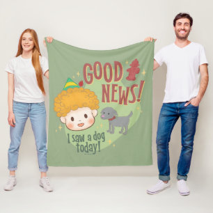 Couverture Polaire Buddy l'Elf Bonne Nouvelle ! J'ai vu un chien aujo