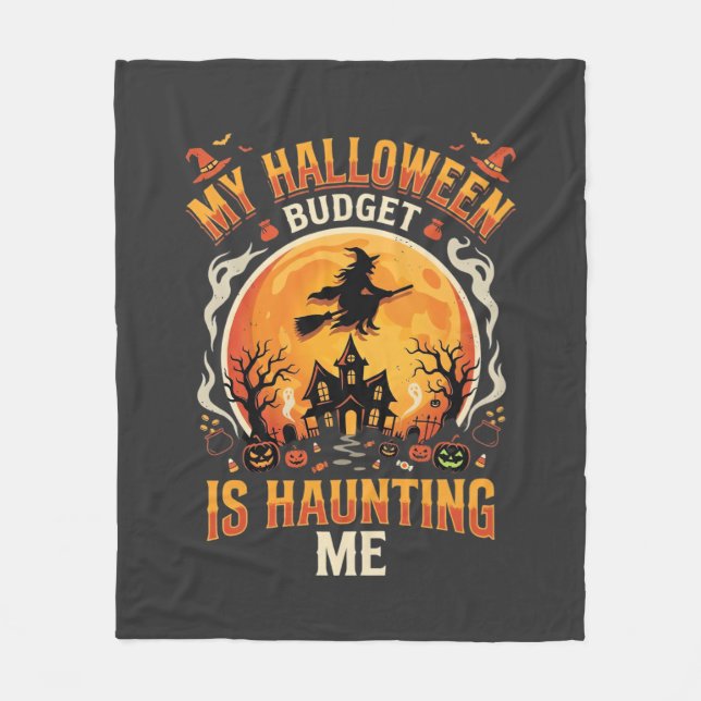 Couverture Polaire Budget de frisson d'Halloween (Devant)