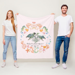 Couverture Polaire BUDGET Nouveaux mariés Cadeaux de mariage personna