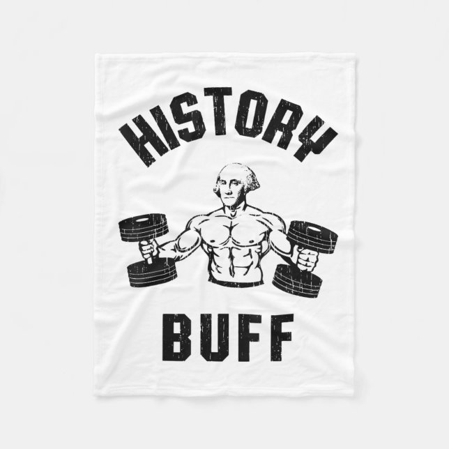 Couverture Polaire Buff d'histoire drôle George Washington Workout ,  (Devant)