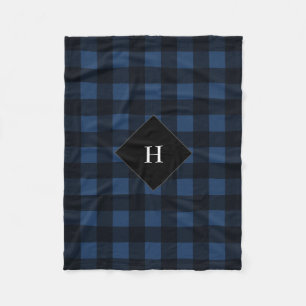 Couverture Polaire Buffalo Check Plaid Couleur personnalisée Monogram