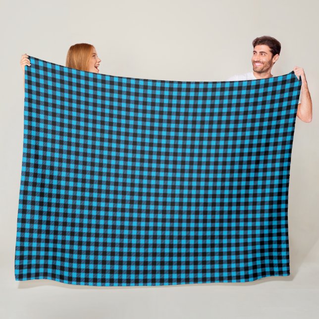 Couverture Polaire Buffalo Plaid Fleece Blanket (En situation)