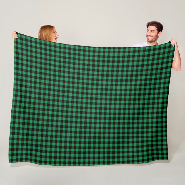Couverture Polaire Buffalo Plaid Fleece Blanket (En situation)