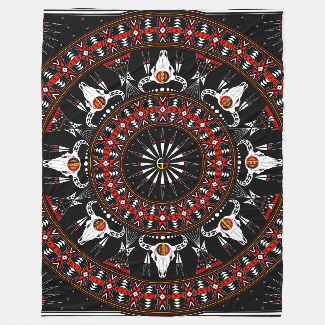 Couverture Polaire Buffalo Spirit (Devant)