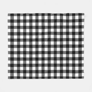 Couverture Polaire Buffle noir blanc Plaid Motif cadeau de Noël