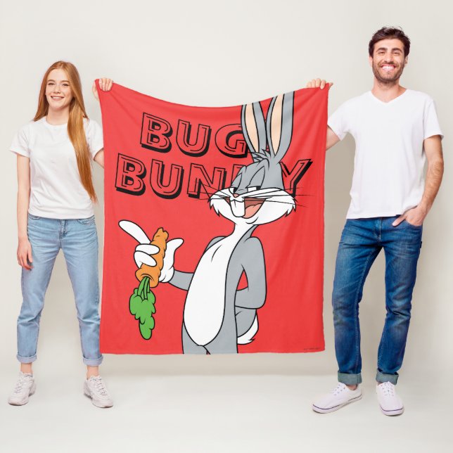 Couverture Polaire BUGS BUNNY™ With Carrot (En situation)