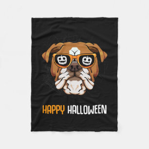 Couverture Polaire Bulldog Dans Les Sungles Lazy Costume Halloween Ch