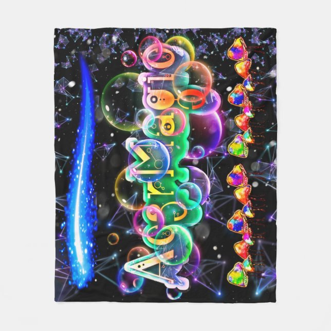 Couverture Polaire Bulles du parti Ac3rMagic (Devant)