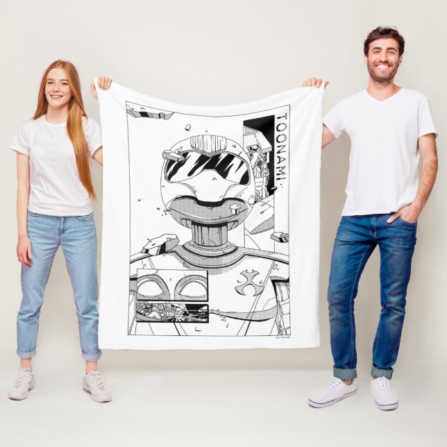 Couverture Polaire Bumper de style comique Toonami TOM 5 & SARA (En situation)