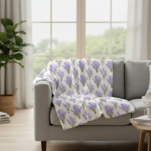 Couverture Polaire Bunches Provence Lavender