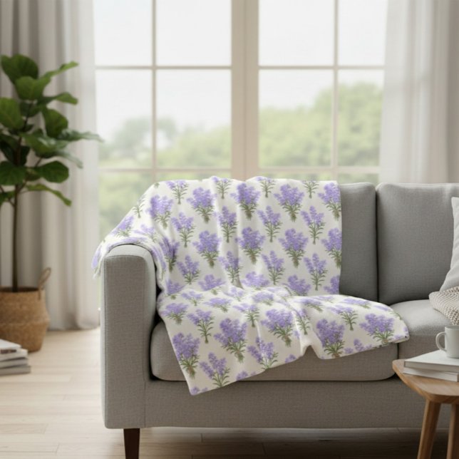 Couverture Polaire Bunches Provence Lavender (Créateur téléchargé)