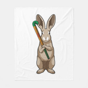 Couverture Polaire Bunny at Hockey