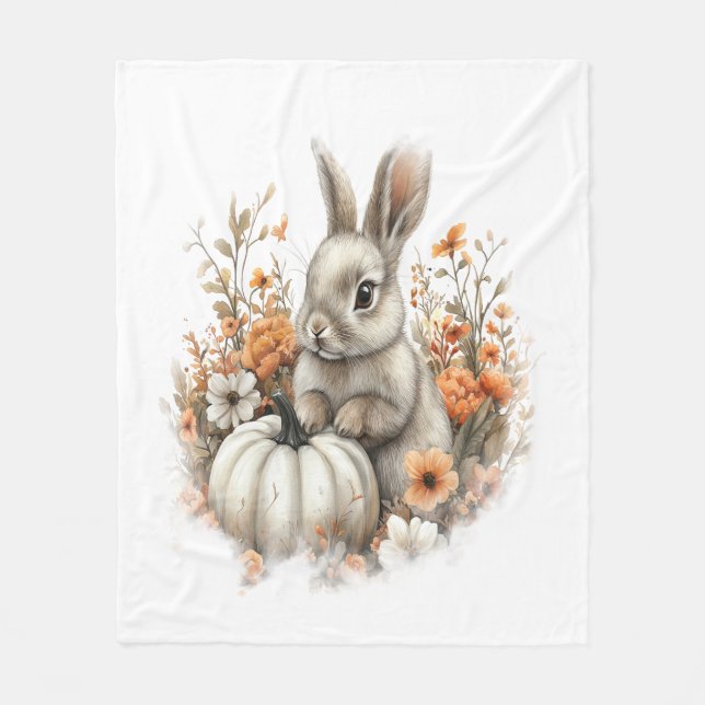 Couverture Polaire Bunny Shirt Citrouille du pays (Devant)